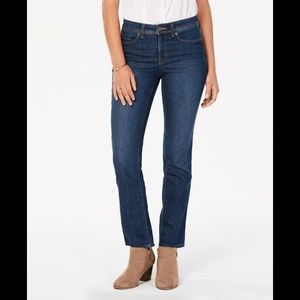 NWT Style & Co high rise tummy control Straight-Leg Jeans size 16